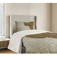 thumbnail image 4 of Ambesonne African Quilted Bedspread Set 2 Pcs, Wooden Plank Map, Twin Size, Tan Umber and Brown, 4 of 6