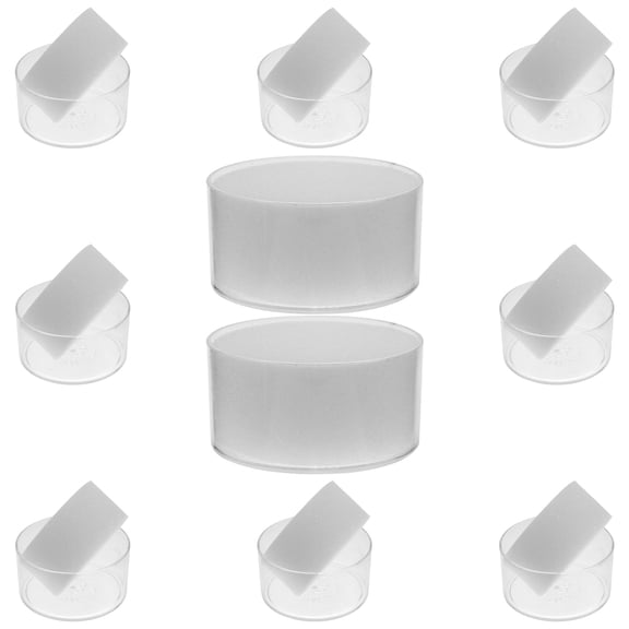 KALLORY 10pcs Hand Counting Wet Sponges for Office, Mail Room , Classroom Use and Cleaning Tasks