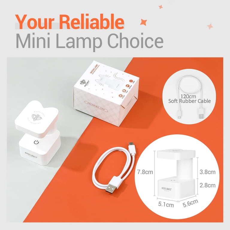 Modelones Mini UV LED Nail Lamp, Portable USB-Powered photo 5