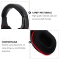 thumbnail image 3 of OULII headset with mic for work Over Ear Headphone Red ABS Wired Stereo Sound 1Pack, 3 of 4