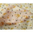 thumbnail image 4 of oneOone Silk Tabby Fabric Honeycomb & Honey Bee Insect Print Sewing Fabric BTY 42 Inch Wide, 4 of 4