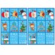 thumbnail image 1 of Dos juegos de pegatinas navideñas de dibujos animados para ventanas, ventanas, salas de estar, electricidad estática, copos de nieve, pegatinas navideñas para paredes, 1 of 5