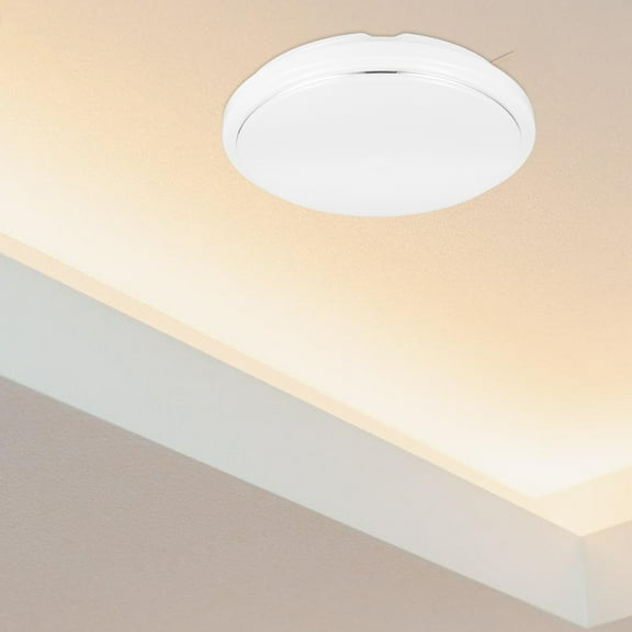 IBASETOY Silver Plastic Ceiling Light Fixture Shade Durable Replacement Lamp Shade for Home