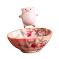 thumbnail image 2 of Taza de cerámica hecha a mano con mascota de té, centro de mesa, taza de leche coleccionable, de té de Kung Fu, estatua de cerdito para el hogar,, 2 of 9