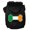 Black, variant on Pet Dog Cat Hoodie Screen Printed, "Bone Shaped Ireland Flag"