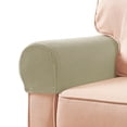 thumbnail image 1 of CNKOO 2pcs Stretch Spandex Armrest Covers with Twist Pins - Fit for Single/Double/Three/Four-Seater Sofas & Recliners  Machine Washable Sofa Slipcovers  Multiple Colors  High-Quality Fabr, 1 of 7