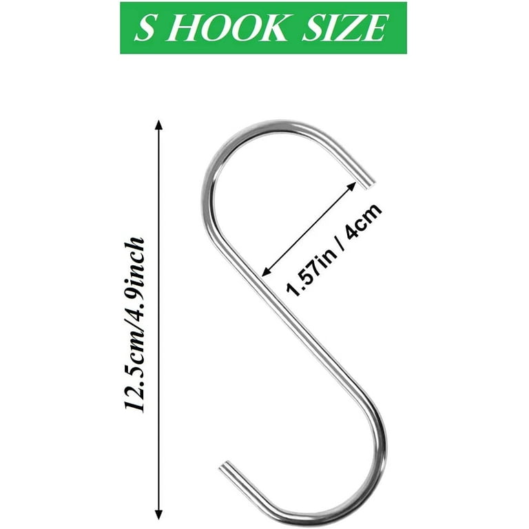 80/150Pcs Clothes Hanger Connector Hooks S Shaped Hanger Hooks