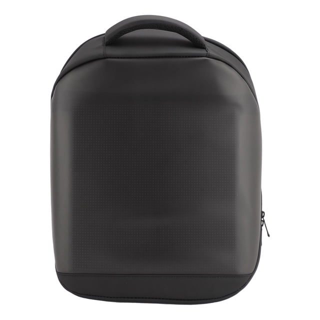 Mochila con pantalla LED a color, programable, resistente al agua, con alimentación USB, moderna, con correas reflectantes