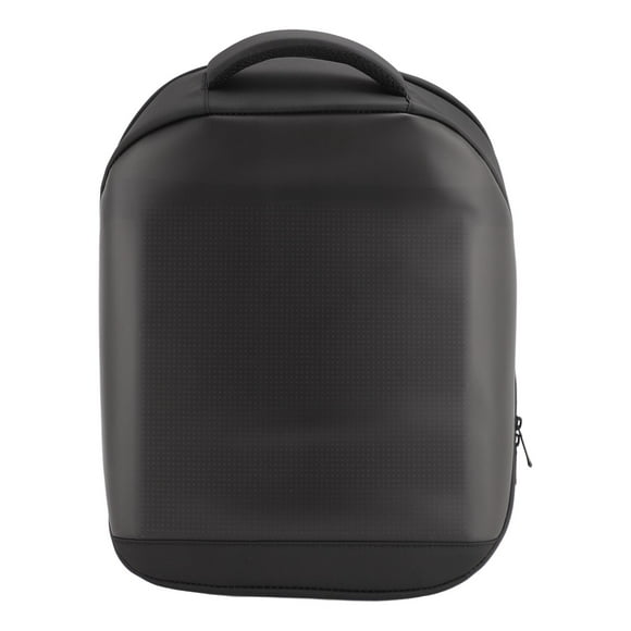 Mochila con pantalla LED a color, programable, resistente al agua, con alimentación USB, moderna, con correas reflectantes