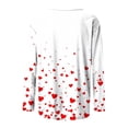 thumbnail image 7 of Valentine's Day Women's Funny Love Heart Graphic Shirt Casual Long Sleeve Pullover Top Trendy Crewneck Sweatshirt, 7 of 7