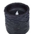 thumbnail image 4 of DecMode 6", 4", 3"H Textured Unscented Wax  Flameless Candle with Remote Control (Set of 3), 4 of 7