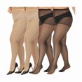 thumbnail image 1 of Chenchen 4 Pairs Plus Size Pantyhose for Women 20 Denier Sheer Stocking, 1 of 1