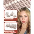 thumbnail image 4 of Extensiones de pestañas Zegaine Short Brown Lash Clusters, 144 unidades, 4 of 8