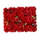 thumbnail image 5 of Panel de pared de flores de 40 x 60 cm, decoración de pared romántica para fondo de fotos. Rojo, 5 of 9