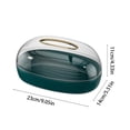 thumbnail image 3 of Paper Towel Box Wall Mounted Paper Towel Box Transparent Household Draw Box Bathroom Washcloth Storage Box For Bathroom Restroom Guest Dining Room, 3 of 6