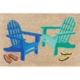thumbnail image 1 of Liora Manne FTP12146604 Frontporch 1466-04 Adirondack Seaside 20 x 30 In. Area Rugs, 1 of 1