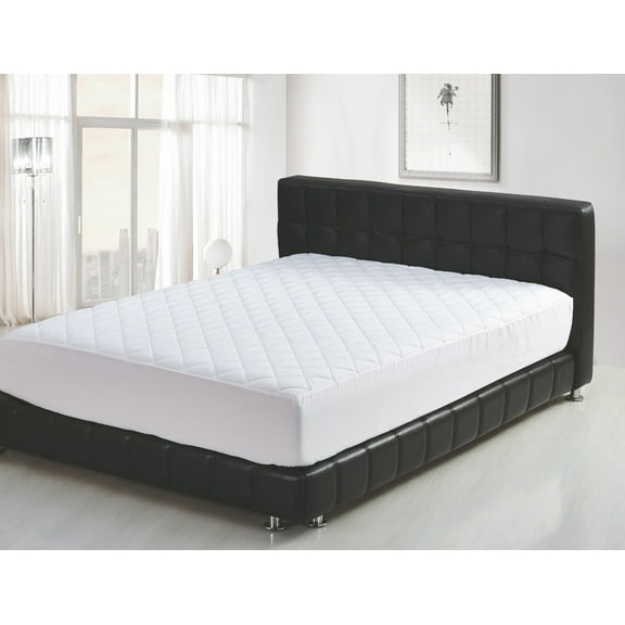 Beauty Sleep Quilted Hypoallergenic Mattress Pad - 5 Sizes - Twin