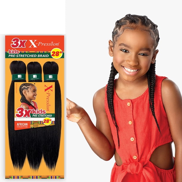 Sensationnel African Collection Kids Jumbo Braid Pre Stretched X