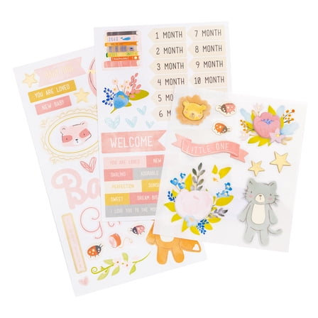 Girl Adventure Baby Stickers by Recollections