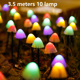 thumbnail image 2 of Luces solares al aire libre del jardín, mini luces lindas impermeables del paisaje de la seta para la decoración de la fiesta del jardín, 2 of 5