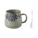 thumbnail image 1 of Taza de cerámica vintage de 380 ml, taza de té con cuchara, taza de café de oficina, taza de té for el hogar, taza de leche, 1 of 3