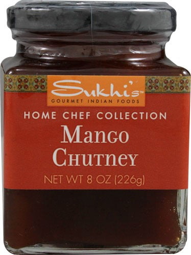 Gourmet Indian Food Mango Chutney 8 Ounces (Case of 6) by Sukhi's