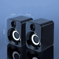 thumbnail image 2 of Bocinas Para Pc Altavoz Multimedia Portátil Subwoofer, 2 of 3