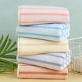 thumbnail image 3 of Vggrvlo Under 5 Basics Cotton Washcloths Lightweight quick-dry Gentle on Sensitive Skin Blue 14"X30", 3 of 7