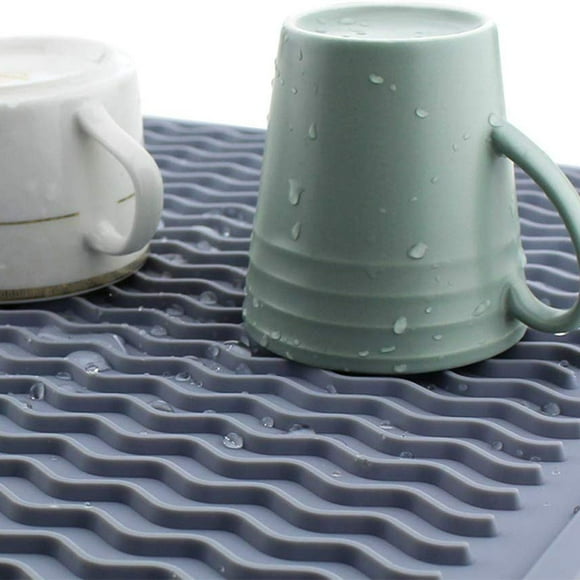 Alfombrilla De Silicona Para Secar Platos Escurridor De Cocina Alfombrilla Para Escurrir Platos Alfombrilla Para Fregadero Alfombrilla Grande Para Secar Platos ANGGREK Otros