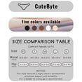 thumbnail image 3 of CuteByte 5 pack Seamless Underwear for Women Hipster Wave Edge Cheeky No Show Bikini Panties Womens S, 3 of 7