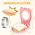 thumbnail image 2 of Sandwichera CHICHAUS Uncrustable Pocket con forma de círculo, rosa, 2 of 7