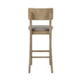 thumbnail image 5 of Linon Jordan 31" Mid Back Indoor Wood Bar Stool, Graywash, 5 of 9