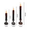 thumbnail image 2 of Velas Decorativas Artículos Para Fiestas 6 pzs Negro, 2 of 5