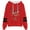 Red, variant on Vintage Christmas Sweatshirt Women'S Casual Christmas Print Drawstring Tops Hoodies for Women Black L