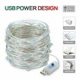 thumbnail image 6 of USB Twinkle LED String Fairy Lights 66-99ft 200/300 LED Copper Wire Party Remote, 6 of 13