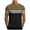 Coffee, variant on Mens Summer Shirts - Mens Crewneck T-Shirt Striped Short Sleeve Shirts Stretch Athletic Shirt Runing Workout Shirt Casual Basic Tees Top