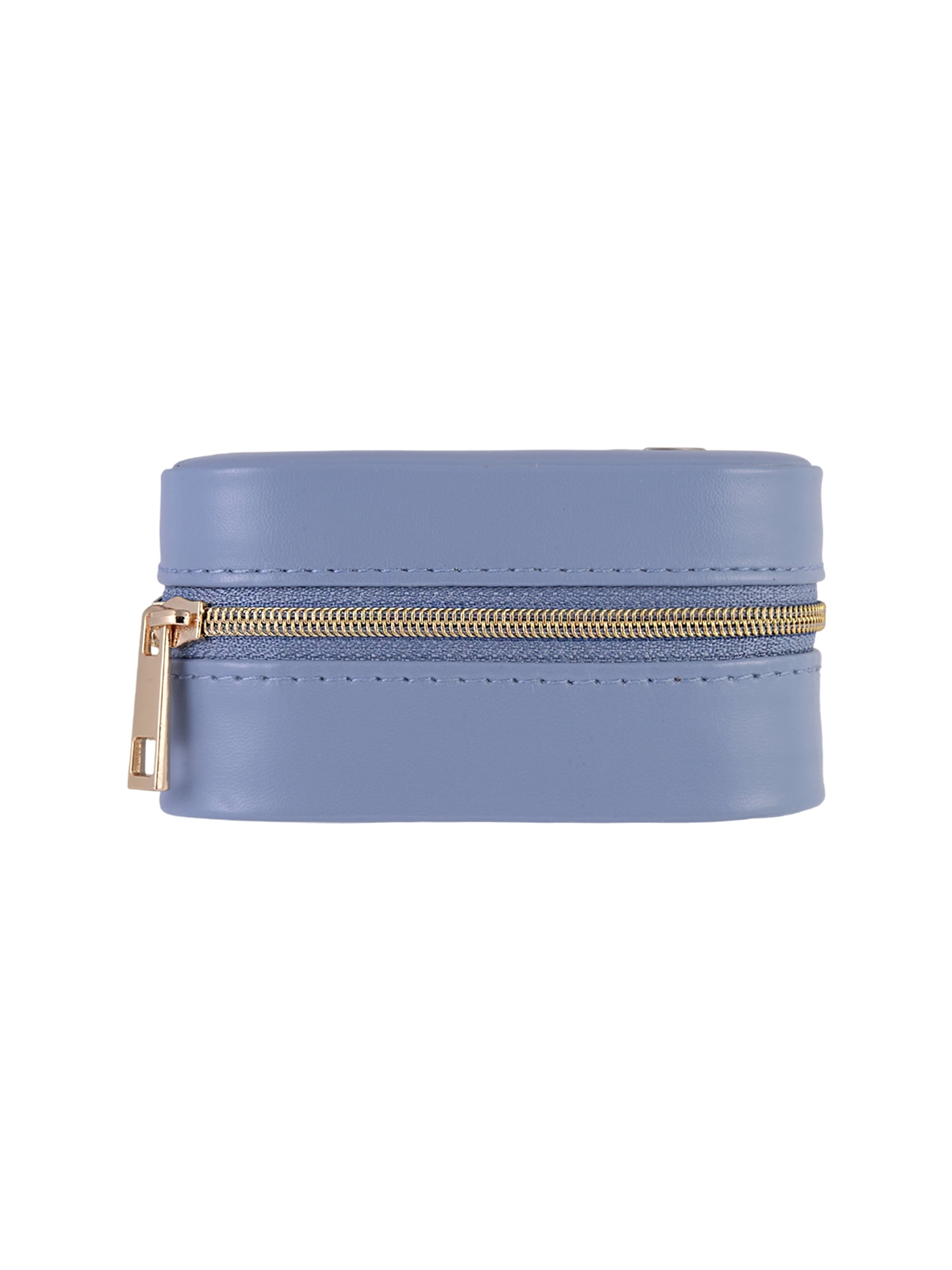 Time and Tru Goldtone/Blue Initial "B" Square Jewelry Organizer