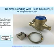 DAE WP-400P 4 Woltmann Helix Water Meter, IP68, Pulse Output, Gallon