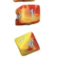 thumbnail image 3 of 7 Uds. De Dados Poliédricos Acrílicos, Accesorios Para Fiestas, Juegos De Mesa Para Dnd Rpg, Rojo Y Amarillo Sunnimix dados poliédricos, 3 of 8