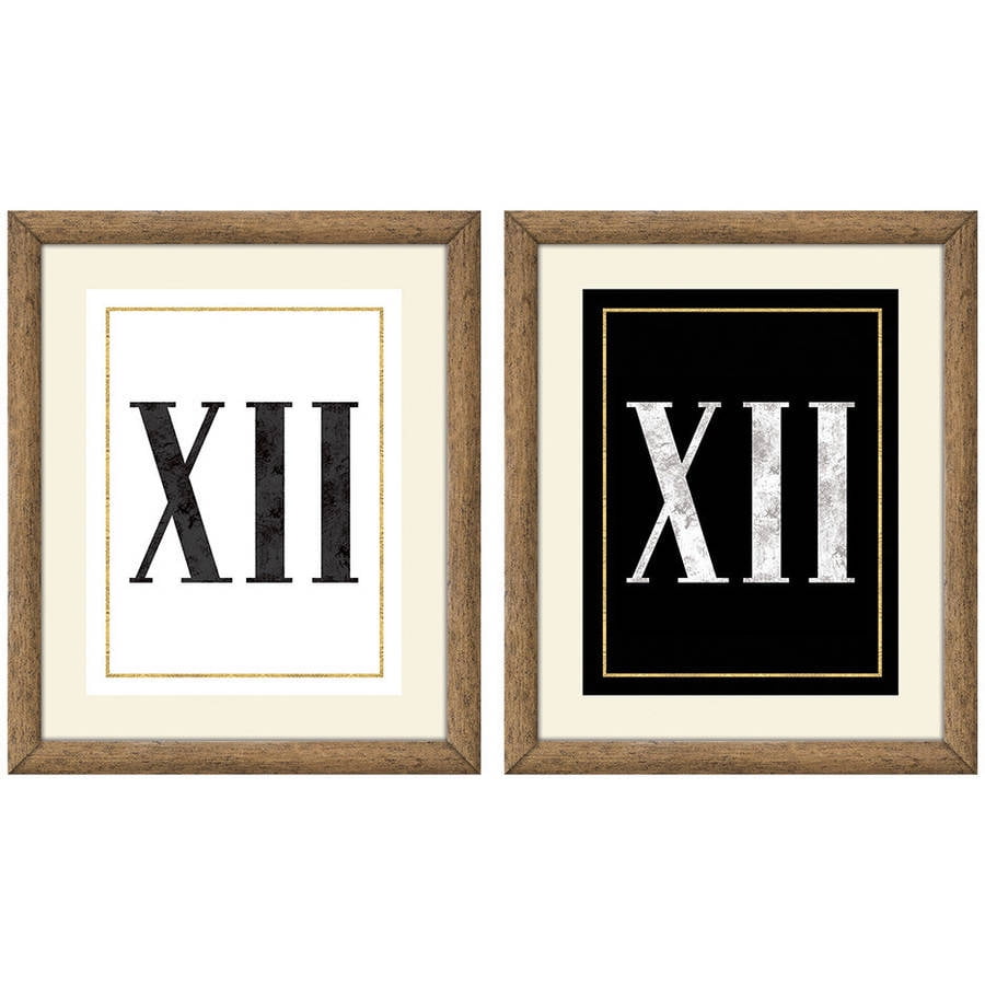 Roman Numeral XII 18.75X22.75 Wall Art