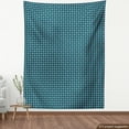 thumbnail image 4 of Antique Oriental Fabric by the Yard, Energetic Look Intricate Tile Pattern, Upholstery Fabric for Dining Chairs Home Decor Accents, Seafoam Sea Blue by Ambesonne, 4 of 5