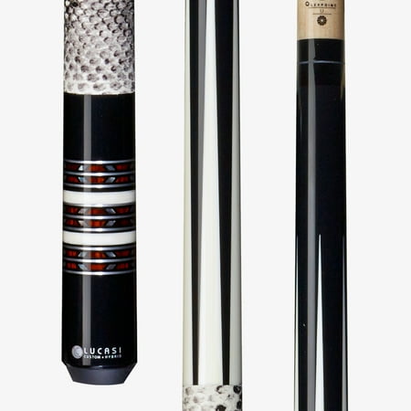 Lucasi LHC94 Billiards Playing Cue Pool Stick Low Deflection Birds-eye Maple.Six White Points Quick-Release Uni-loc Joint Kamui Pro Soft Tip