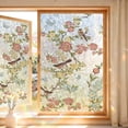 thumbnail image 1 of EGNMCR Floral Patterned Secrecy Window Film Combines Sun And Light Shading Functions electrostatic adsorption Decorative Glass Sticker For Home Office Bathroom Plastics Window Cling, 1 of 6