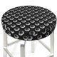 thumbnail image 3 of Balery Golf Balls Fundas de asiento para taburete de bar redondo de tela de terciopelo ajustables que protegen de arañazos y manchas para sillas de 14 a 17 pulgadas.-12 inch, 3 of 7