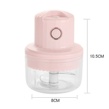 

Livesture Kitchen Multi Purpose Mini Garlic Press Wireless Electric Garlic Press Garlic Press Garlic Press Supplementary Food Cooking Machine Meat Grinder Pink 100ML USB