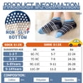 thumbnail image 4 of 9 Pairs Baby Boys Grips Ankle Socks Kids Toddlers Infants Anti Slip Non Skid Funny Cartoon Crew Breathable Cotton Socks, 4 of 5