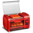 thumbnail image 1 of Cuisine Hot Dog Roller & Toaster Oven - Red, 1 of 1