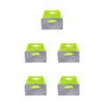 thumbnail image 3 of Ruiboury Multi Storage Baskets Organizer For Cables Toys Collapsible For Easy Gray+green 30x24x15cm 5Set, 3 of 6