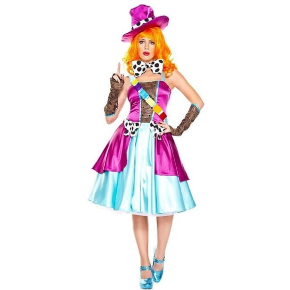 Music Legs Women's Adult Women's Classic Hatter Costume