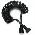 thumbnail image 1 of 2m Copper Cap Bidet Shower Hose Flexible Retractable Spring Shower Hose Accessory, 1 of 5